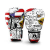 American Flag Eagle Print Boxing Gloves-grizzshop