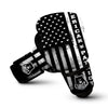 American Flag Grunge White And Black Print Boxing Gloves-grizzshop