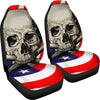 American Flag Skull Car Seat Cover-grizzshop