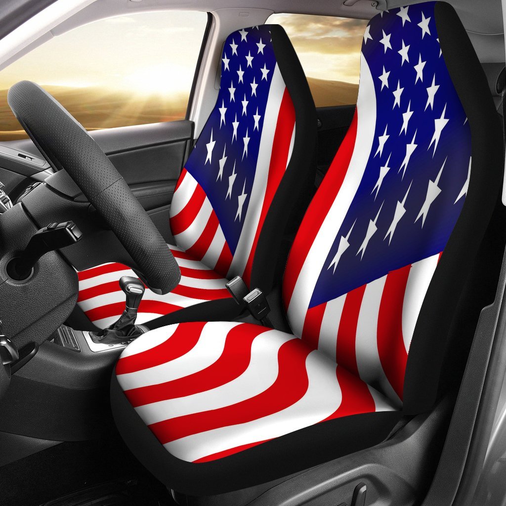 American Flag Universal Fit Car Seat Cover-grizzshop