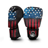 American Flag Vintage Print Boxing Gloves-grizzshop