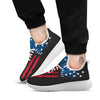 Load image into Gallery viewer, American Flag Vintage Print White Athletic Shoes-grizzshop