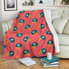 American Football Pattern Print Blanket-grizzshop