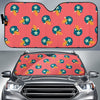 American Football Pattern Print Car Sun Shade-grizzshop