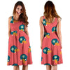 American Football Pattern Print Dress-grizzshop