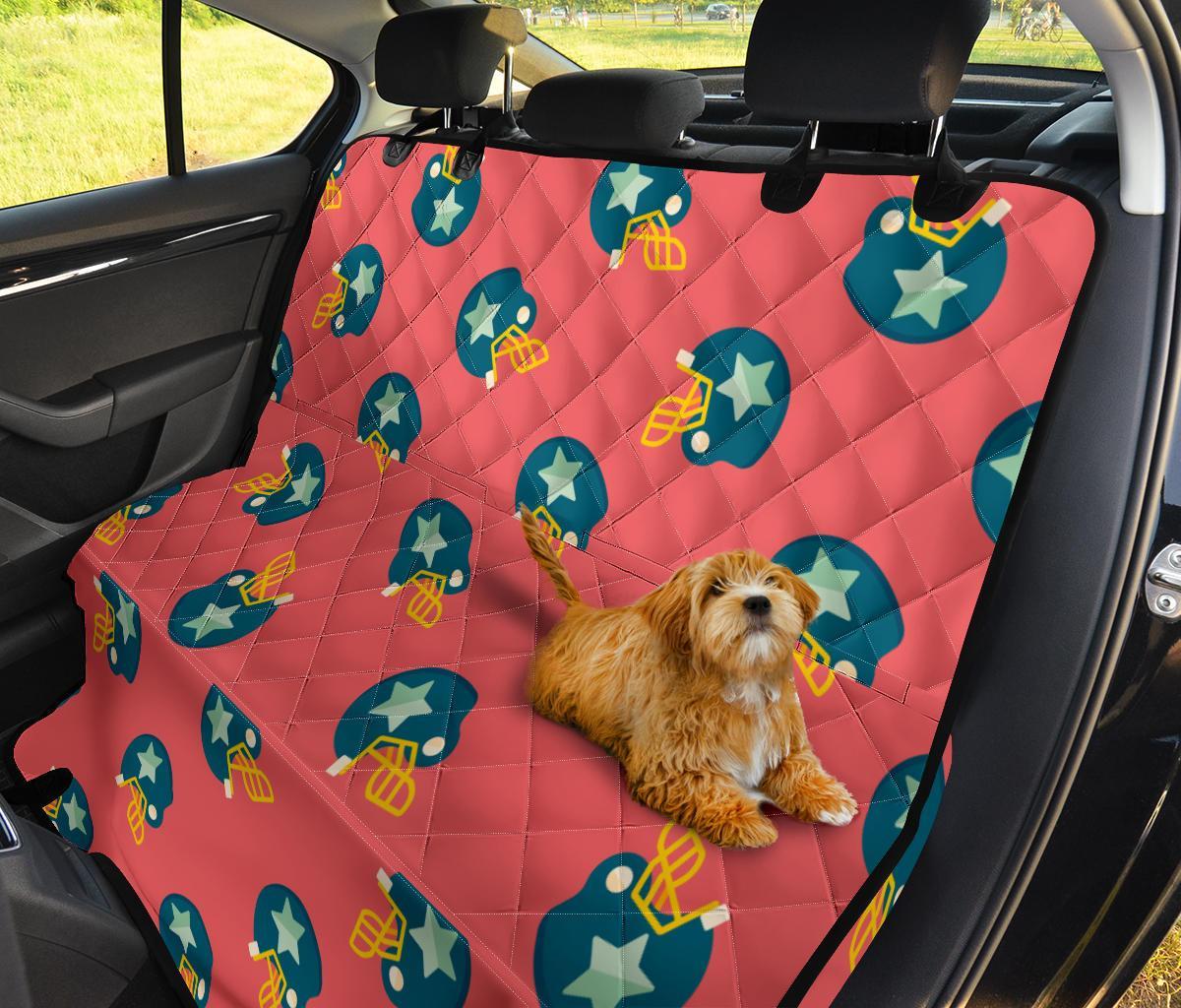 American Football Pattern Print Pet Car Seat Cover-grizzshop