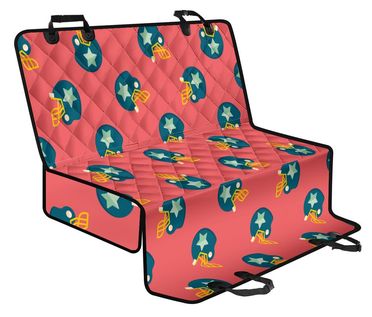 American Football Pattern Print Pet Car Seat Cover-grizzshop