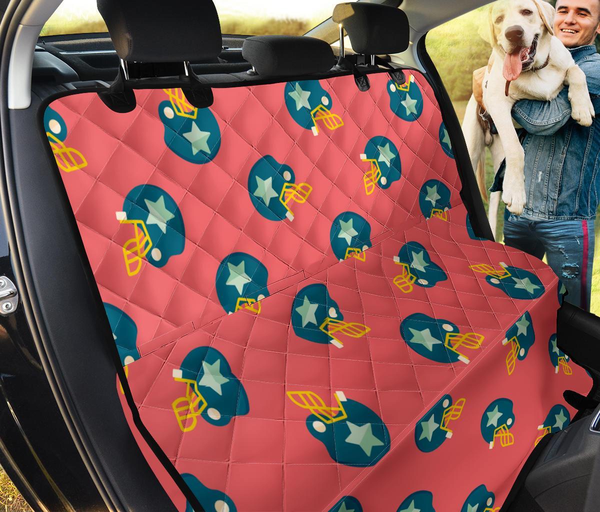 American Football Pattern Print Pet Car Seat Cover-grizzshop