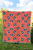 American Football Pattern Print Quilt-grizzshop