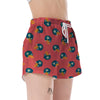 American Football Pattern Print Women's Shorts-grizzshop