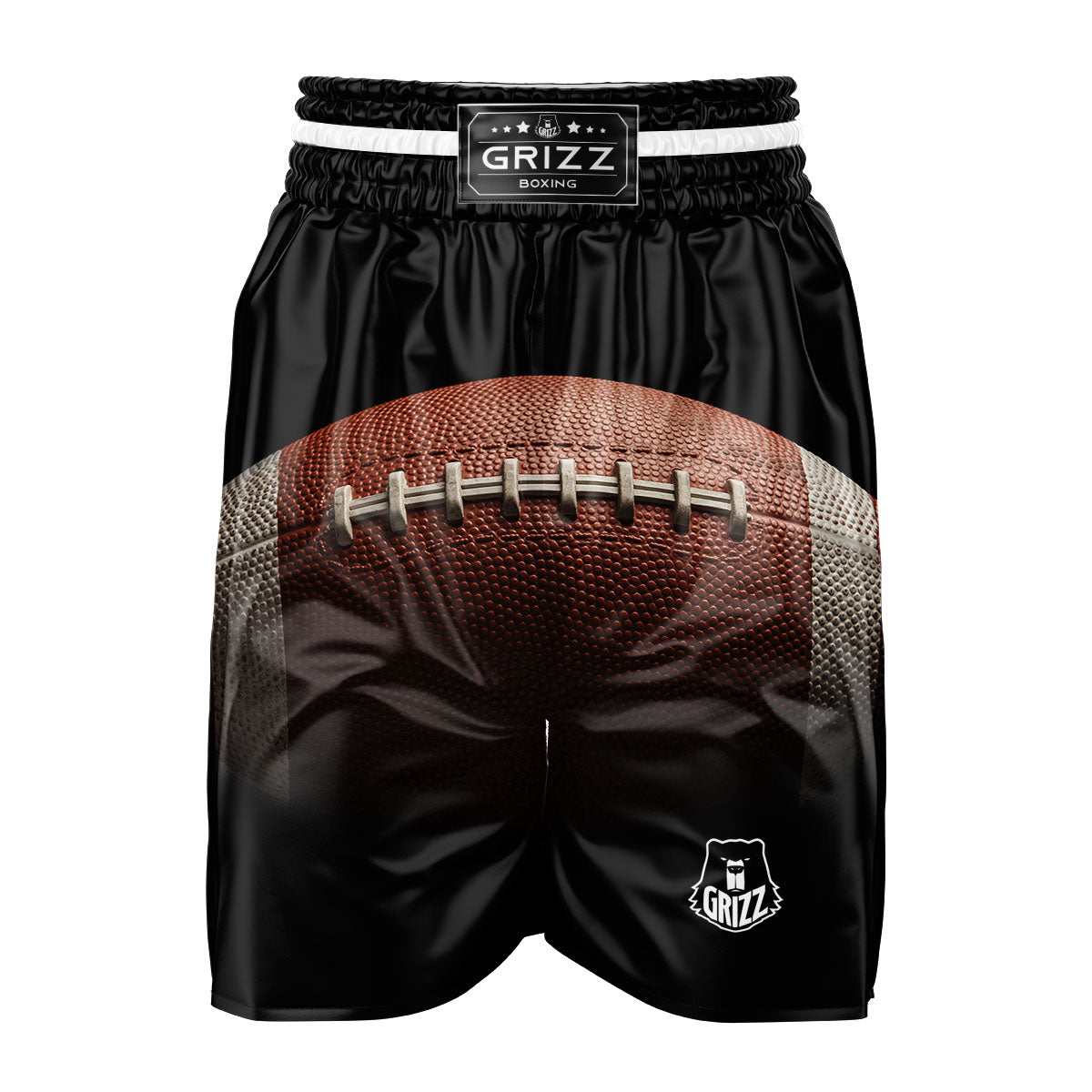 American Football Print Ball Boxing Shorts-grizzshop