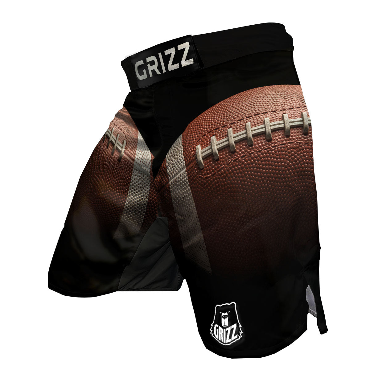 American Football Print Ball MMA Shorts-grizzshop