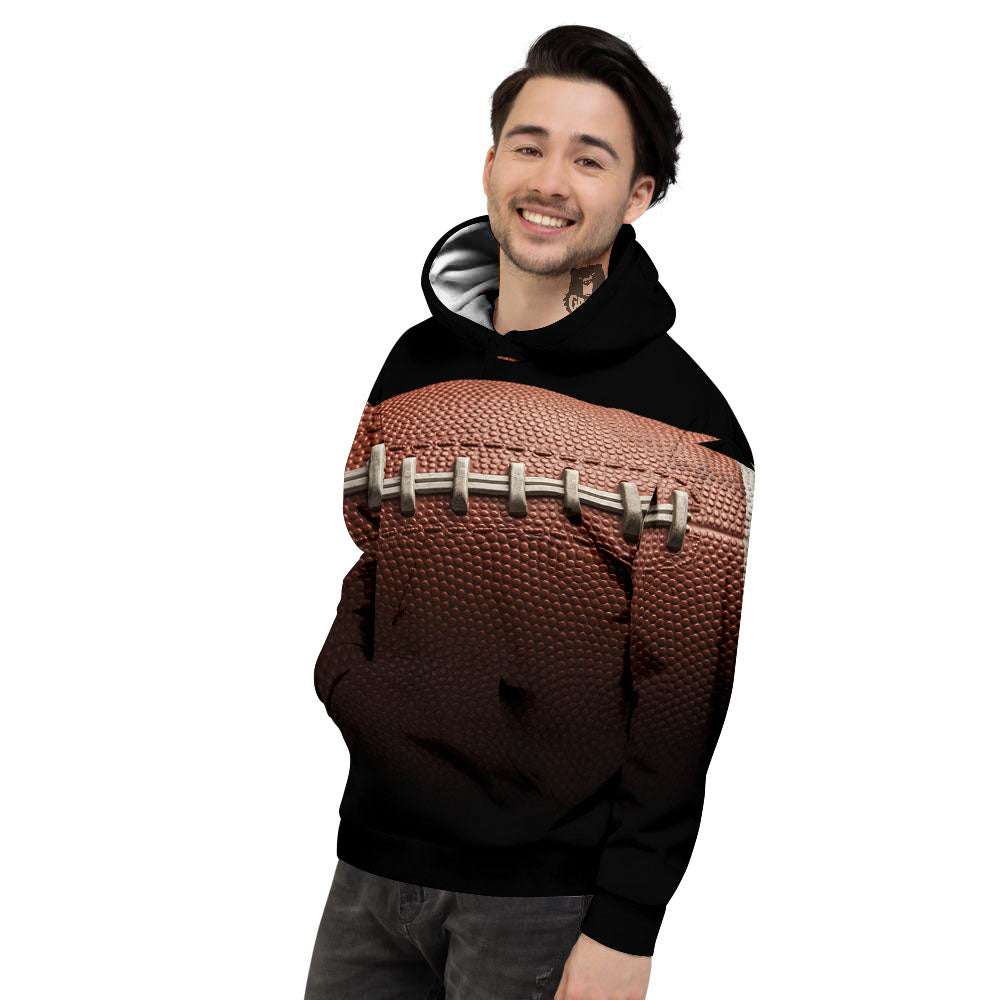 American Football Print Ball Men's Hoodie-grizzshop