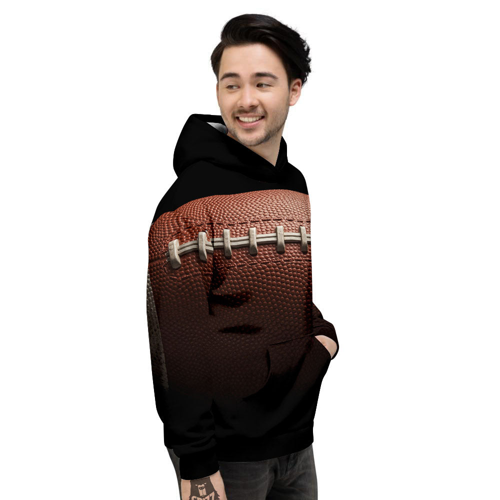 American Football Print Ball Men's Hoodie-grizzshop