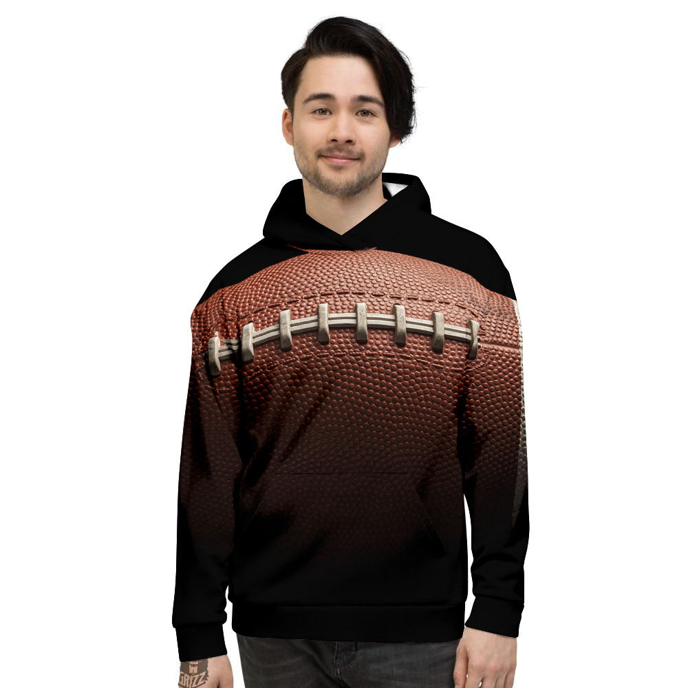 American Football Print Ball Men's Hoodie-grizzshop