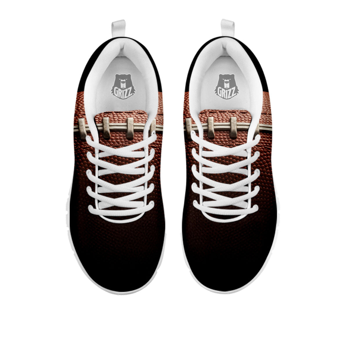 American Football Print Ball White Sneaker-grizzshop