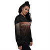 American Football Print Ball Women's Bomber Jacket-grizzshop