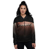 American Football Print Ball Women's Bomber Jacket-grizzshop