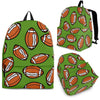 American Football Print Pattern Backpack-grizzshop