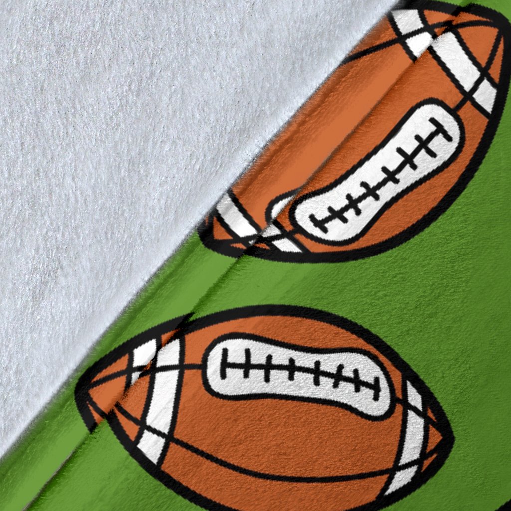 American Football Print Pattern Blanket-grizzshop