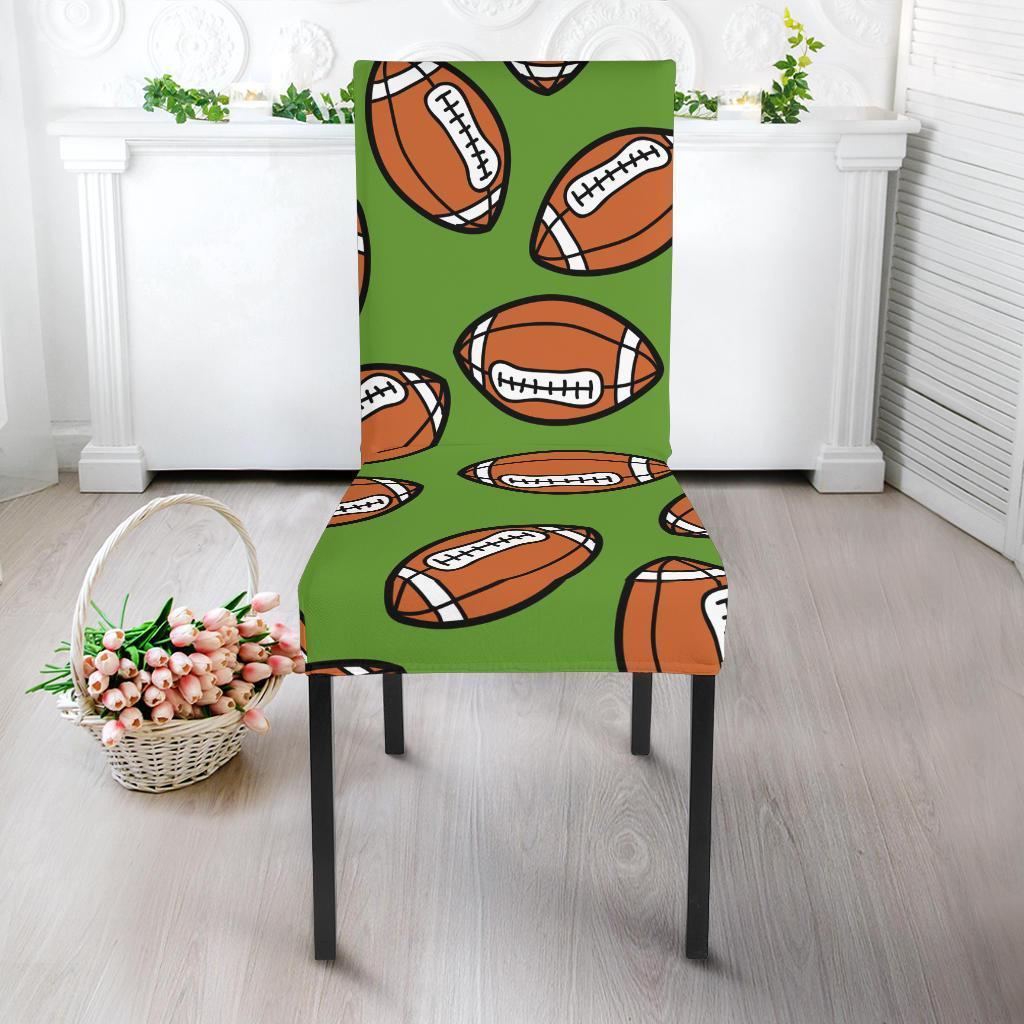 American Football Print Pattern Chair Cover-grizzshop