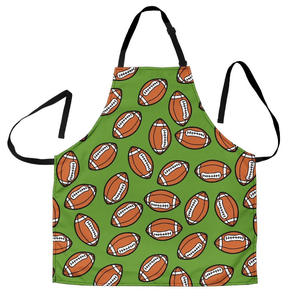 American Football Print Pattern Men's Apron-grizzshop