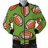 American Football Print Pattern Men's Bomber Jacket-grizzshop