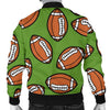 American Football Print Pattern Men's Bomber Jacket-grizzshop