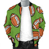 American Football Print Pattern Men's Bomber Jacket-grizzshop