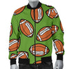 American Football Print Pattern Men's Bomber Jacket-grizzshop