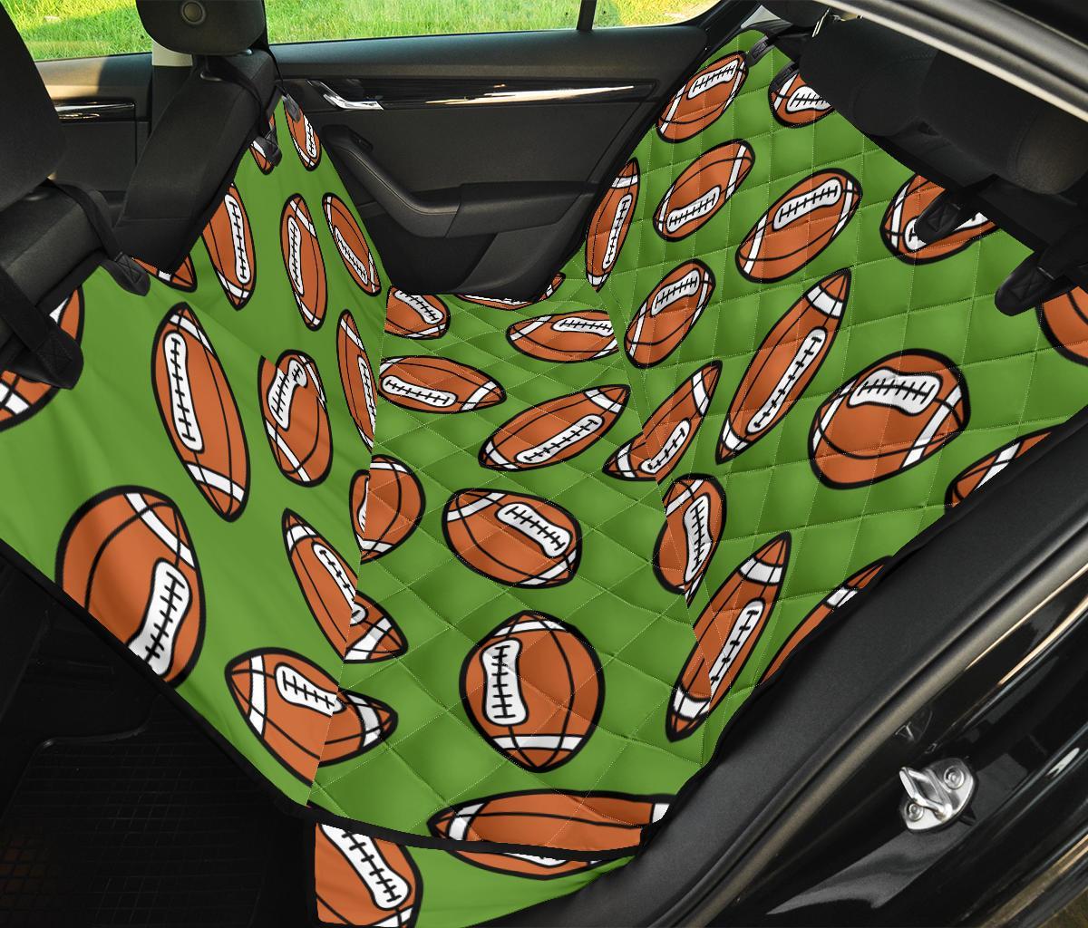 American Football Print Pattern Pet Car Seat Cover-grizzshop