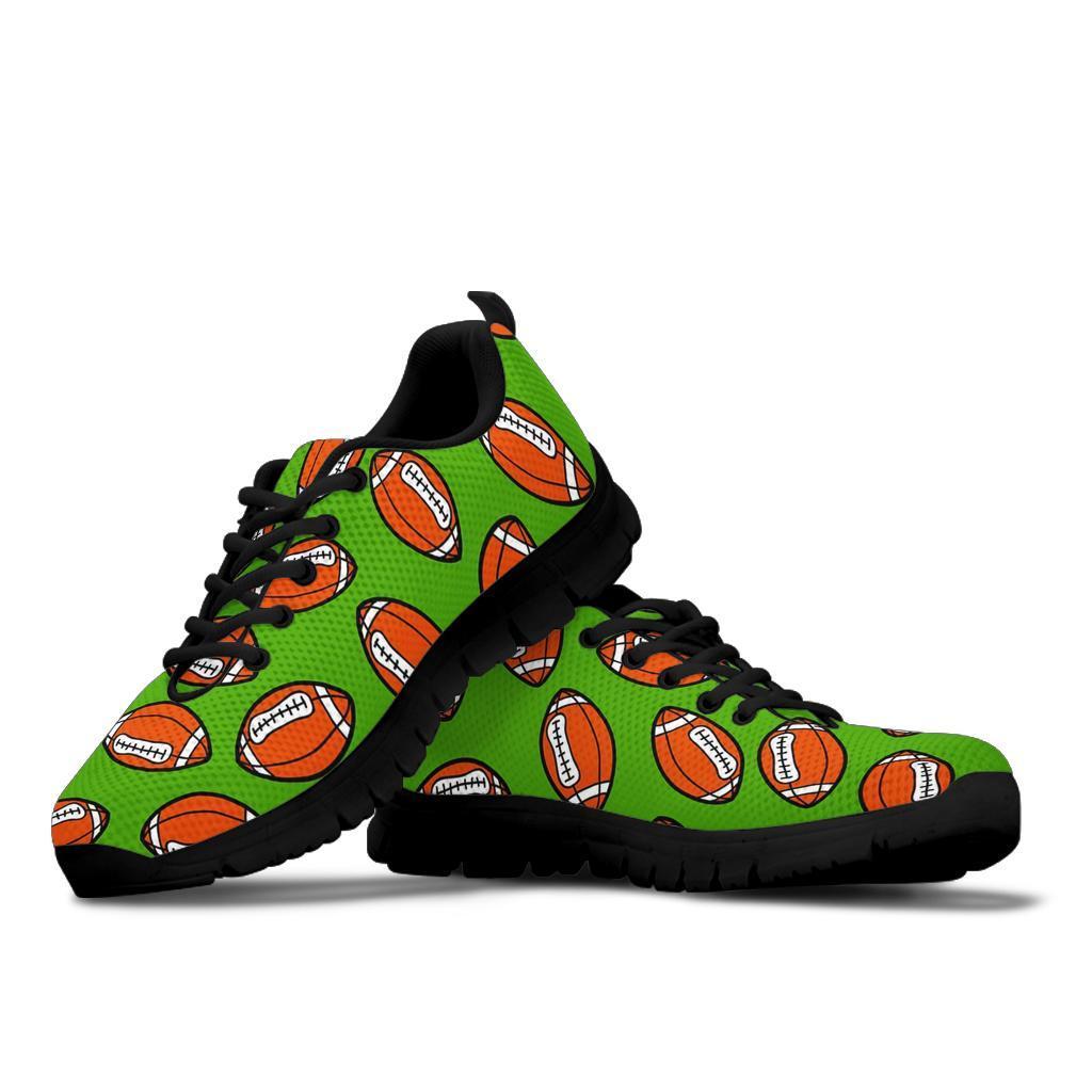 American Football Print Pattern Sneaker Shoes For Men Women-grizzshop