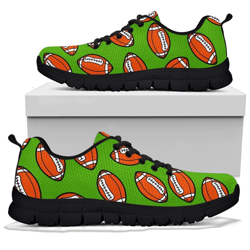 American Football Print Pattern Sneaker Shoes For Men Women-grizzshop