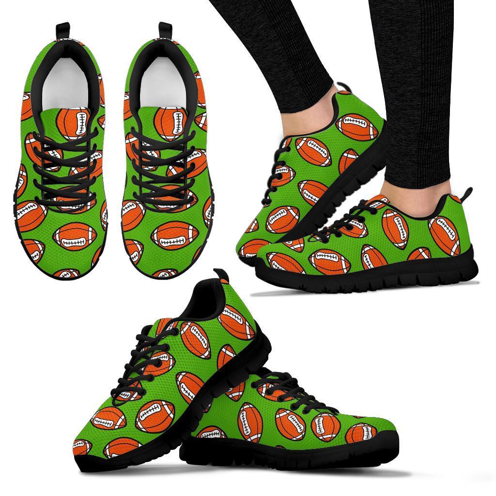 American Football Print Pattern Sneaker Shoes For Men Women-grizzshop