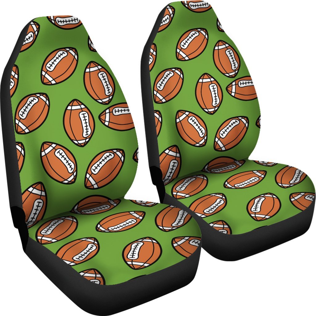 American Football Print Pattern Universal Fit Car Seat Covers-grizzshop