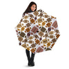 American Football Rugby Ball Pattern Print Automatic Foldable Umbrella-grizzshop