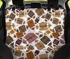 American Football Rugby Ball Pattern Print Pet Car Seat Cover-grizzshop