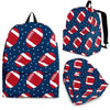 American Football Rugby Ball Print Pattern Backpack-grizzshop