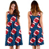 American Football Rugby Ball Print Pattern Dress-grizzshop