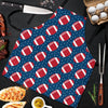 American Football Rugby Ball Print Pattern Men's Apron-grizzshop