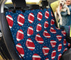 American Football Rugby Ball Print Pattern Pet Car Seat Cover-grizzshop