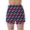 American Football Rugby Ball Print Pattern Women's Shorts-grizzshop