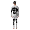 American Football White And Black Print Men's Pajamas-grizzshop