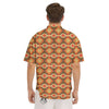 American Geometric Native Print Pattern Men's Short Sleeve Shirts-grizzshop