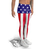 American Military Flag Print Men's Leggings-grizzshop