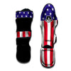 American Military Flag Print Muay Thai Shin Guards-grizzshop