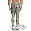 American Money US Dollars Print Pattern Men's Leggings-grizzshop