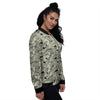 American Money US Dollars Print Pattern Women's Bomber Jacket-grizzshop