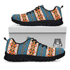 American Native Tribal Navajo Print Black Sneaker-grizzshop