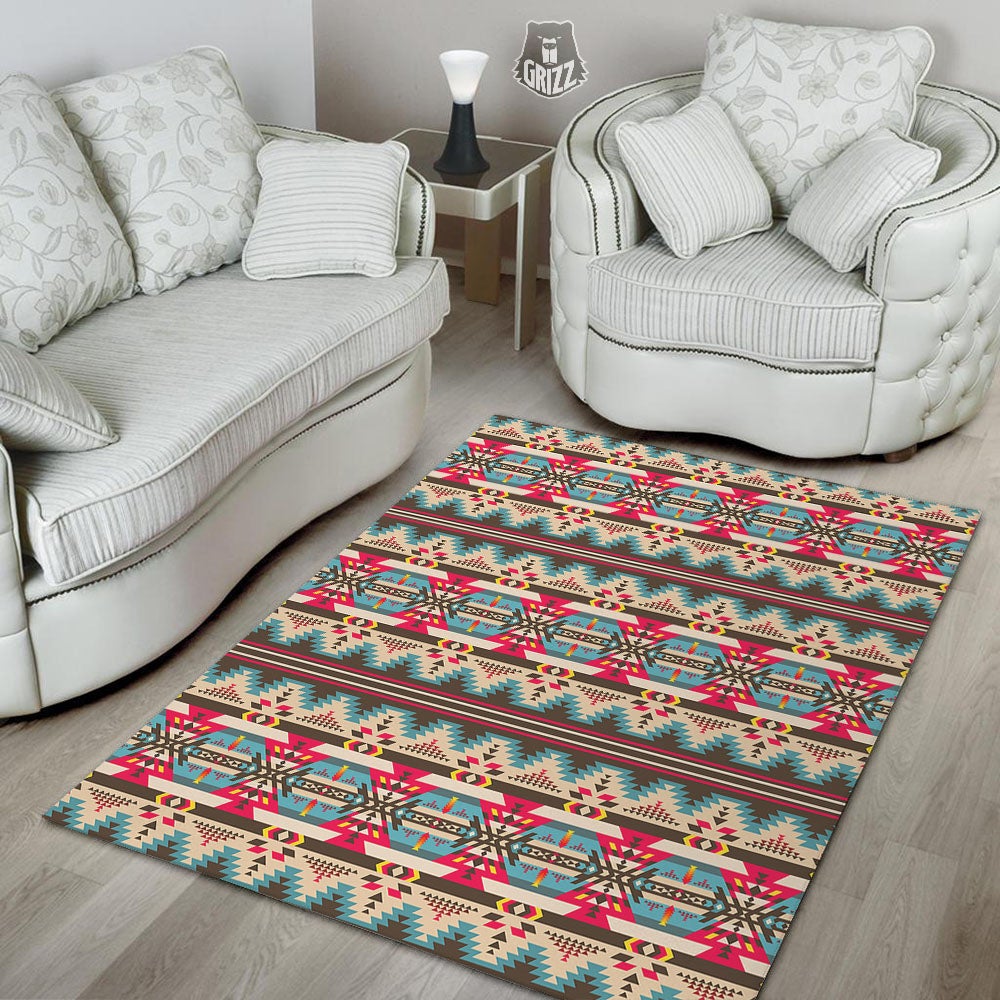 American Native Tribal Print Pattern Floor Mat-grizzshop